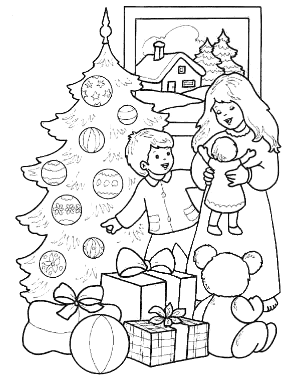 Coloring Page - Christmas coloring pages 1