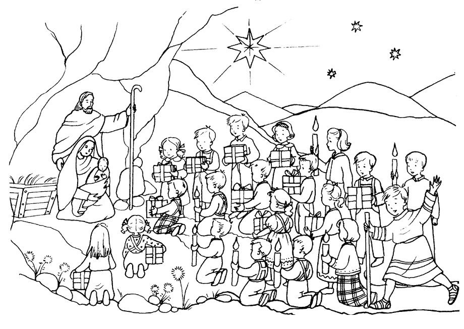 Christmas coloring pages