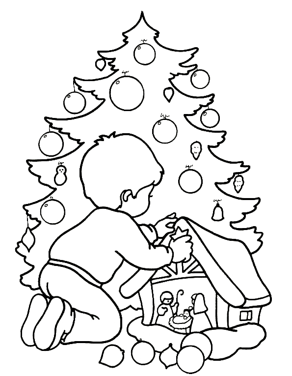 Christmas coloring pages