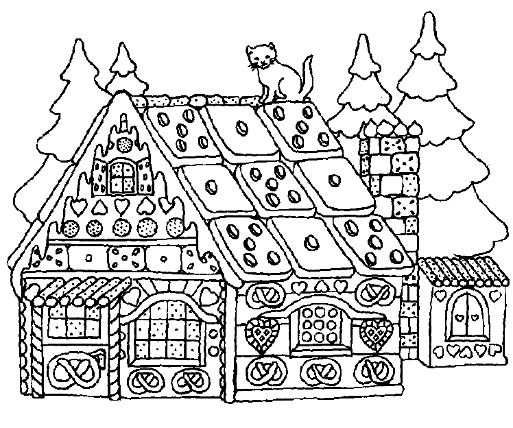 Christmas Coloring Page Holiday Coloring Page | PicGifs.com