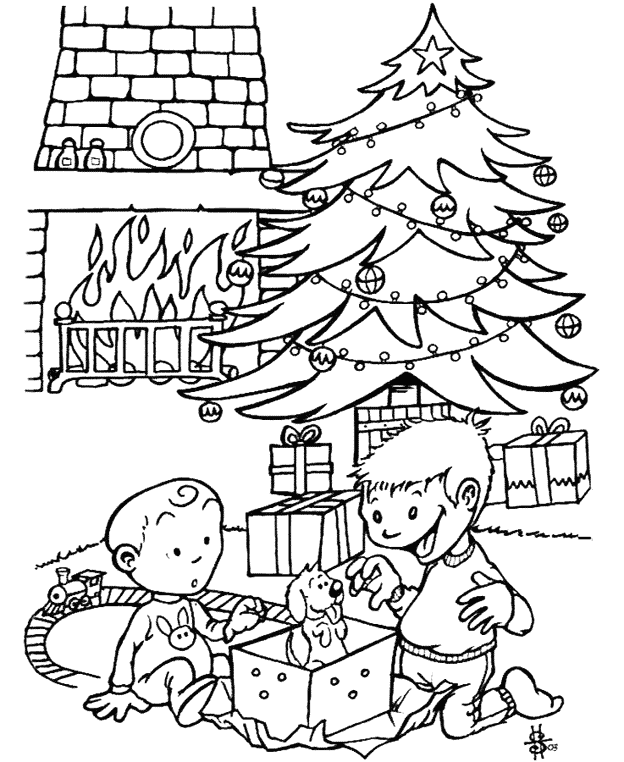 Christmas coloring pages
