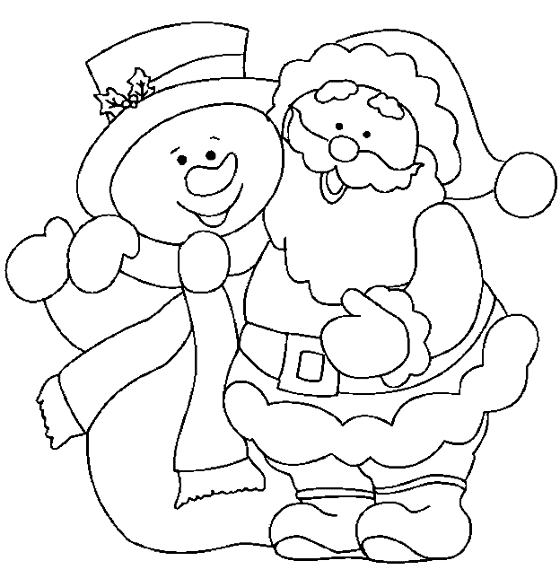 Christmas coloring pages