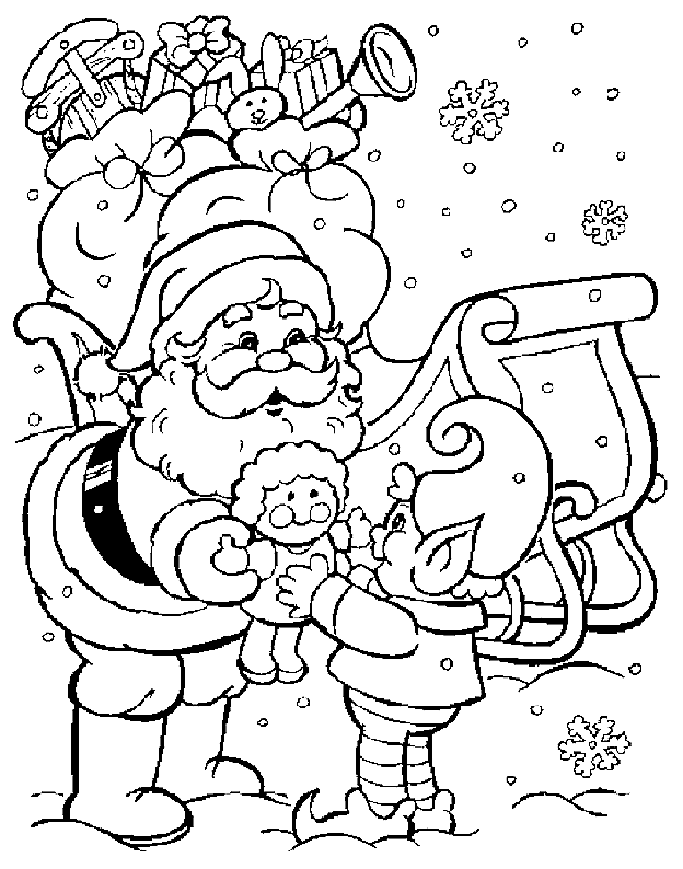 Christmas coloring pages