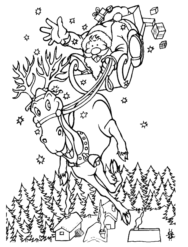 Christmas coloring pages