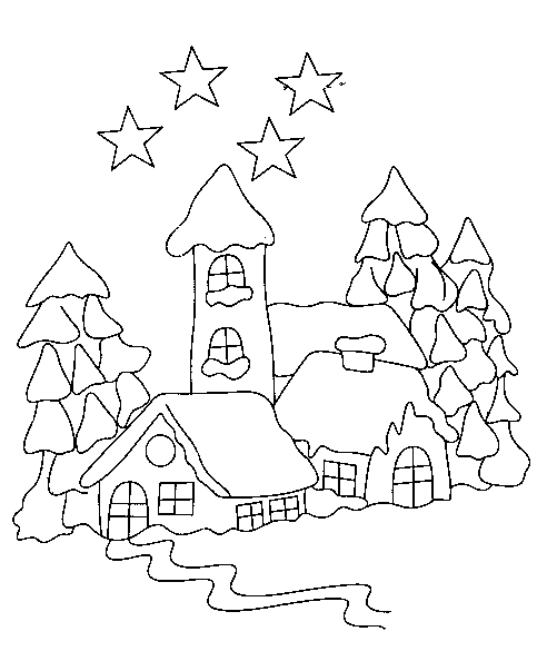 Christmas coloring pages