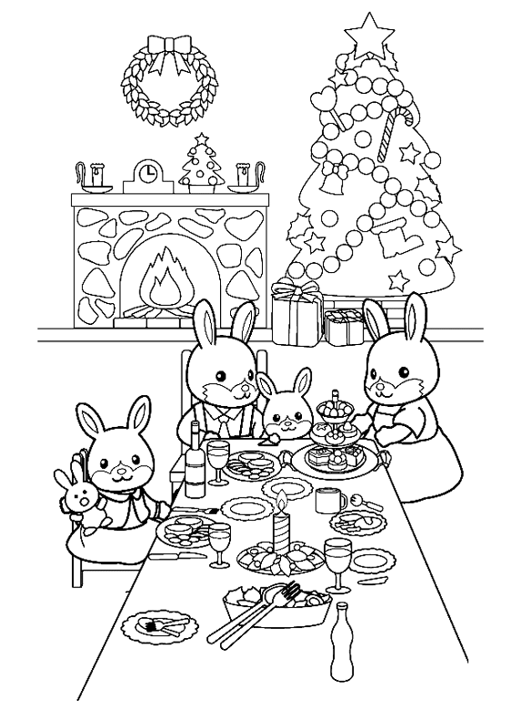 Christmas coloring pages