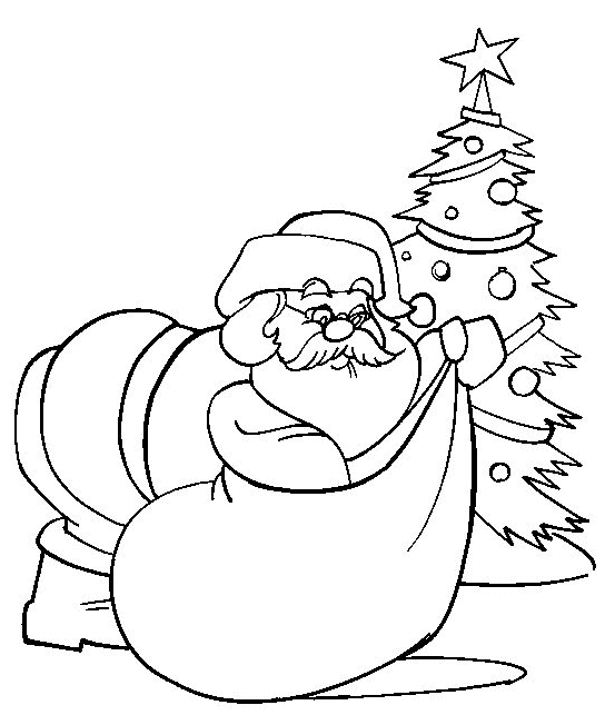 Christmas coloring pages