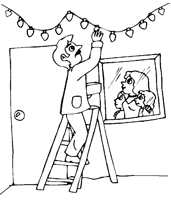 Christmas coloring pages