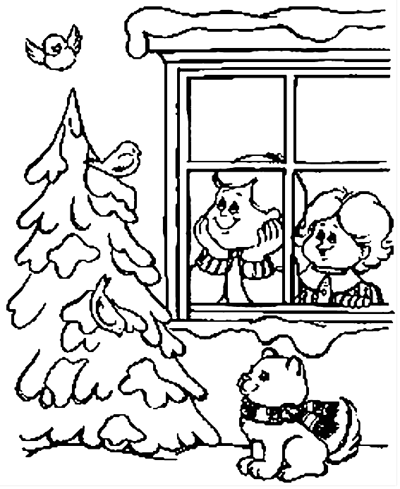 Christmas coloring pages