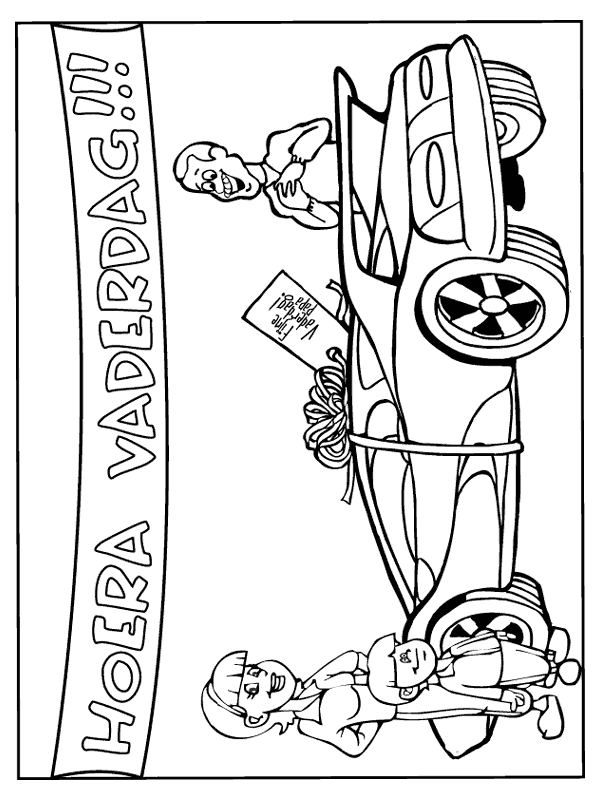 Fatherday coloring pages