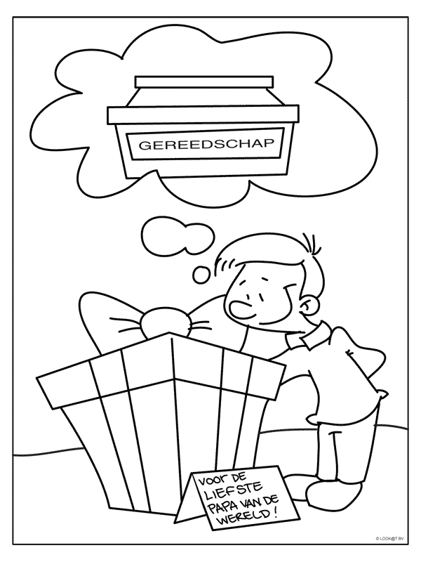 Fatherday coloring pages