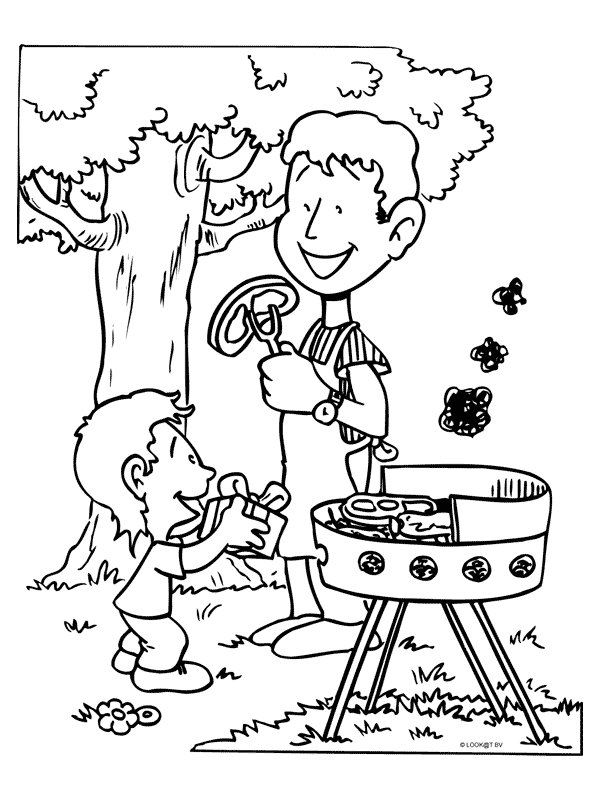 Fatherday coloring pages