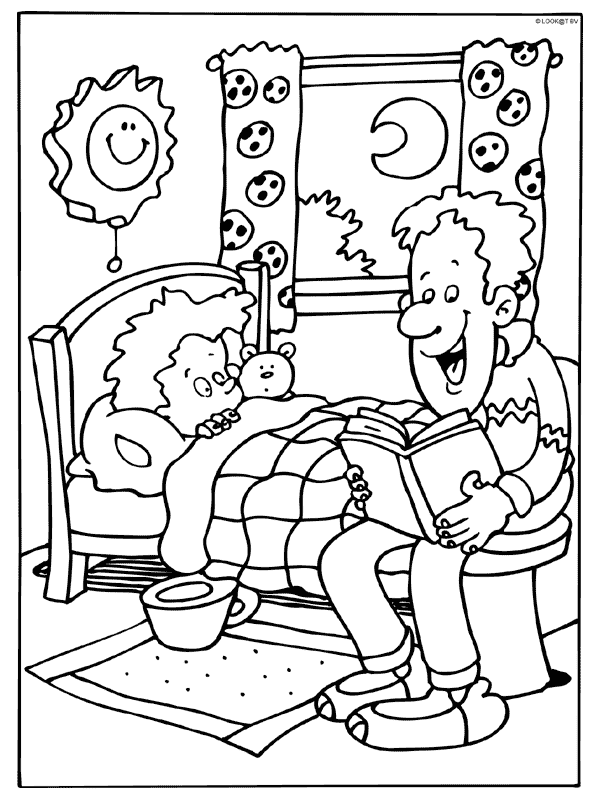 Fatherday coloring pages