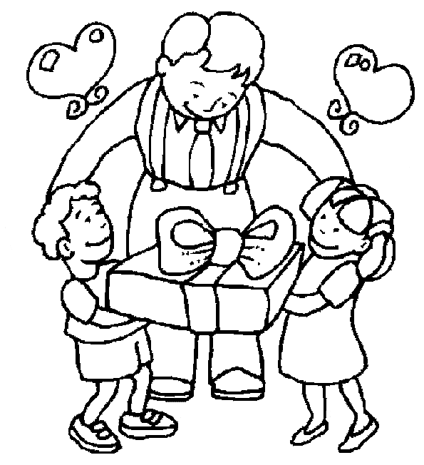 Fatherday coloring pages