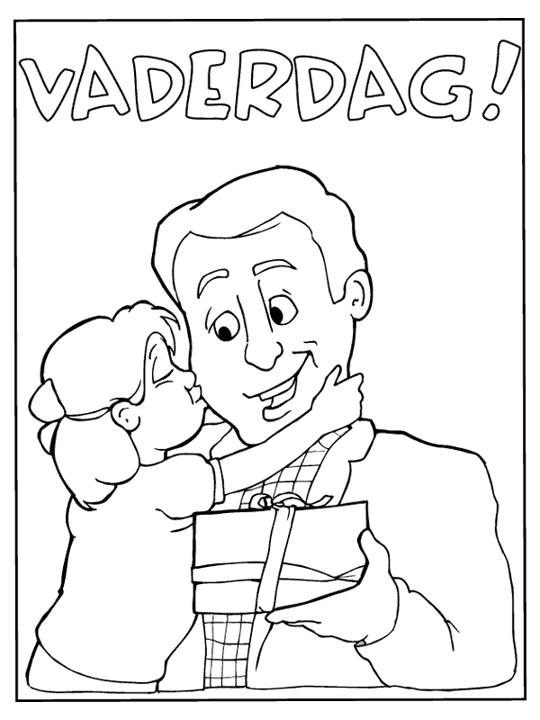 Fatherday coloring pages