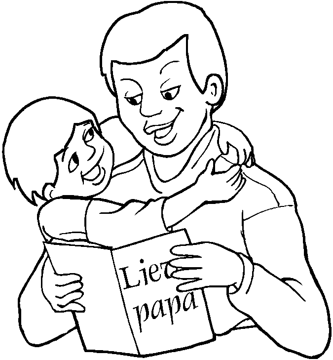 Fatherday coloring pages