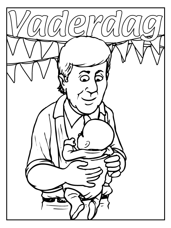 Fatherday coloring pages