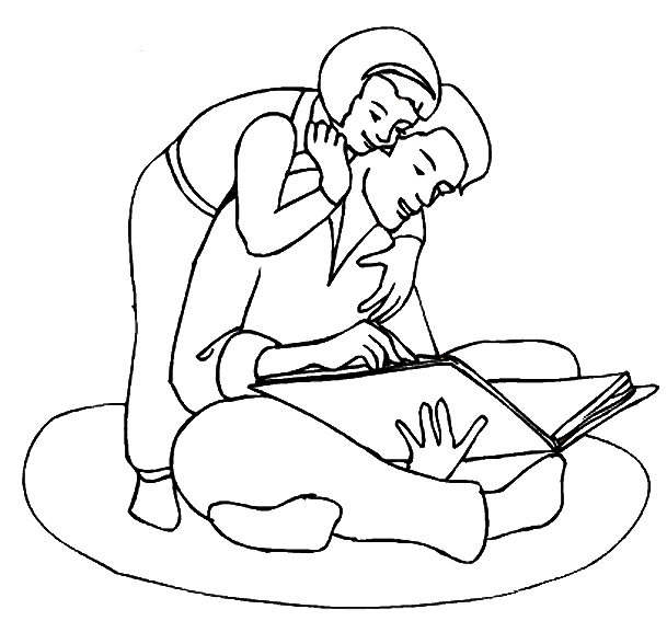 Fatherday coloring pages