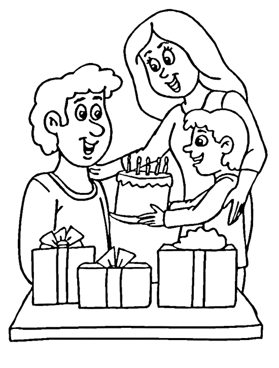 Fatherday coloring pages