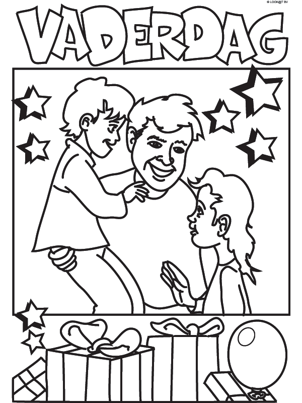 Fatherday coloring pages