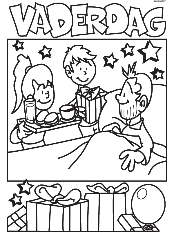 Fatherday coloring pages