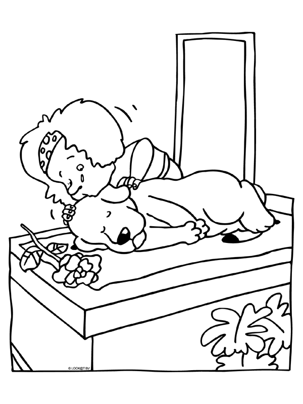 Funeral coloring pages