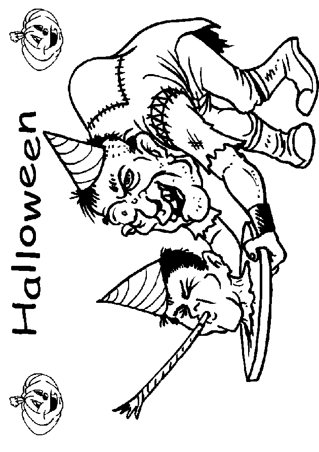 Halloween coloring pages