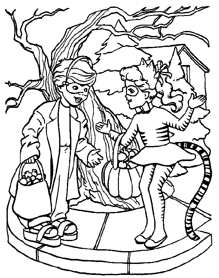 Halloween coloring pages