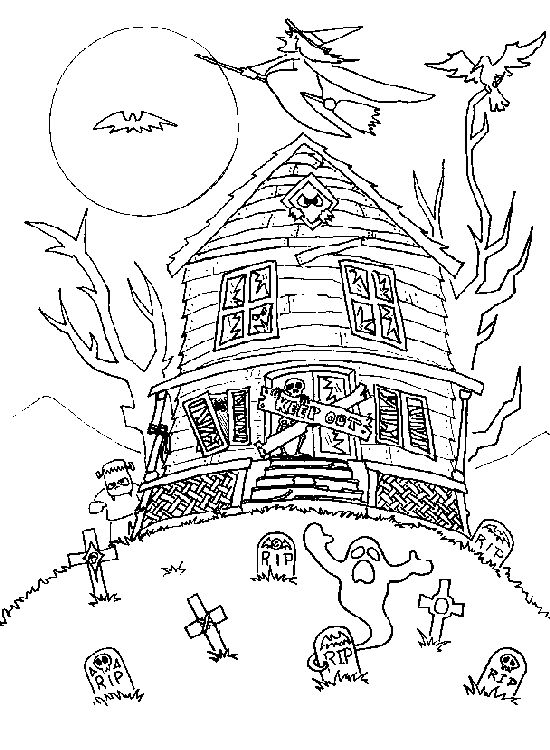 Halloween coloring pages