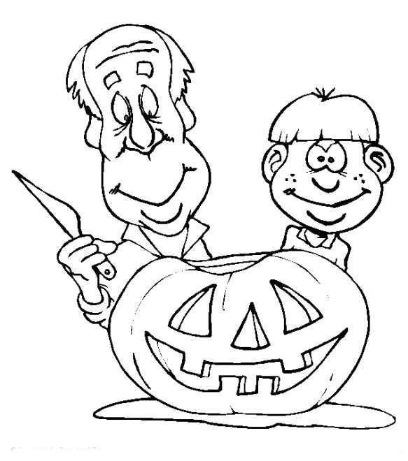 Halloween coloring pages