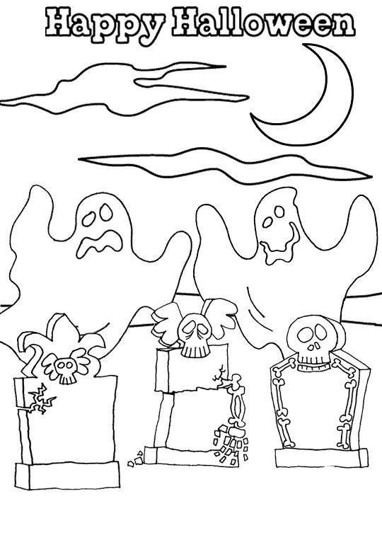 Halloween coloring pages
