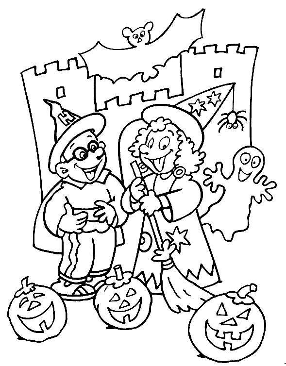 Halloween coloring pages