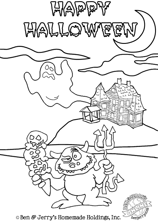 Halloween coloring pages