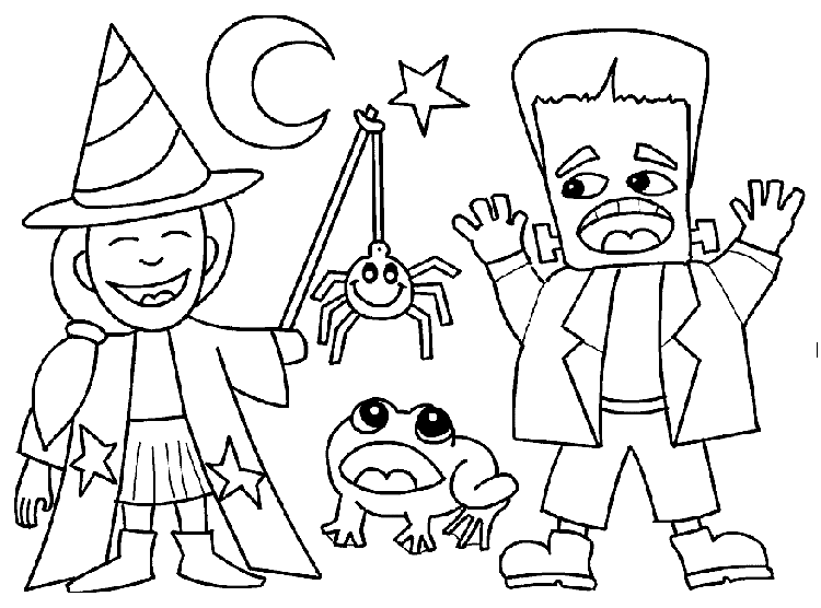 Halloween coloring pages