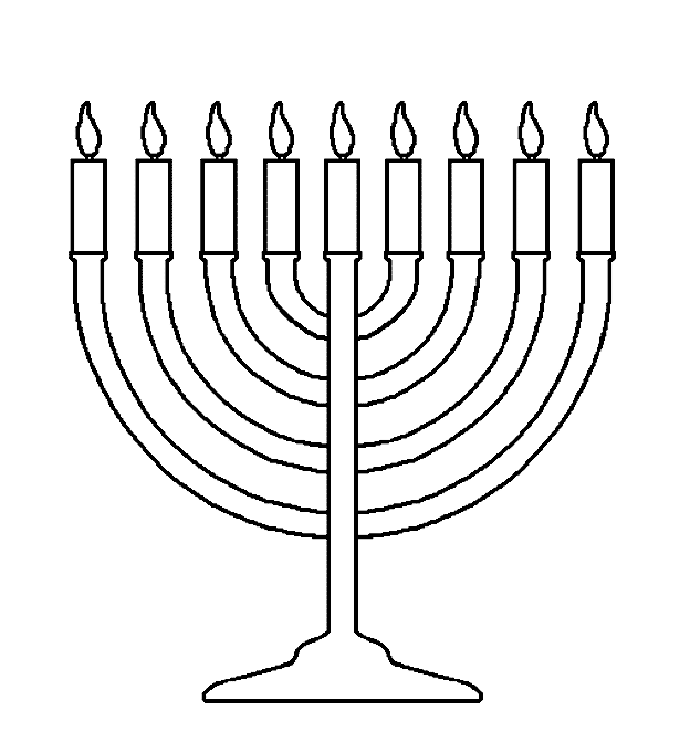 Hannukah coloring pages