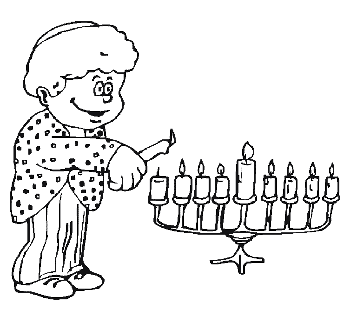 Hannukah coloring pages