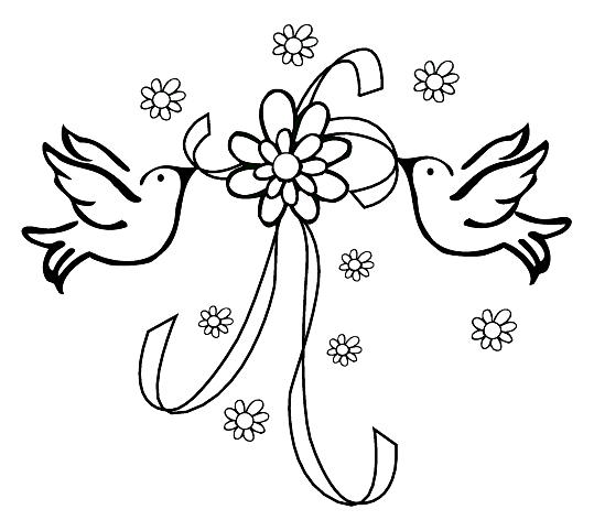 Marry coloring pages