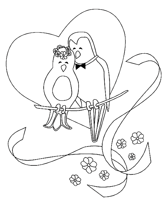 Marry coloring pages