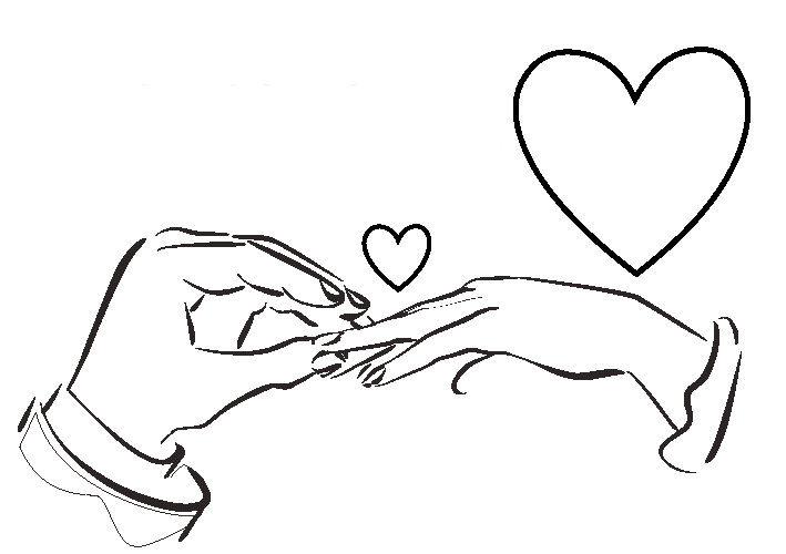 Marry coloring pages