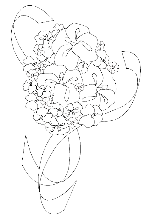 Marry coloring pages