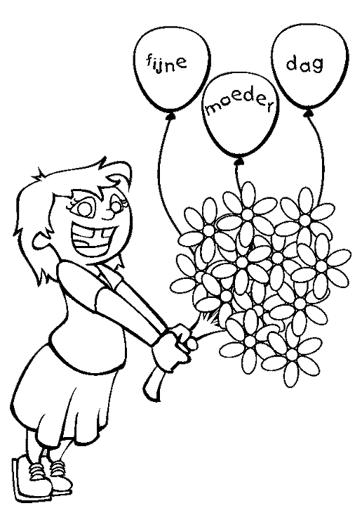 Motherday coloring pages