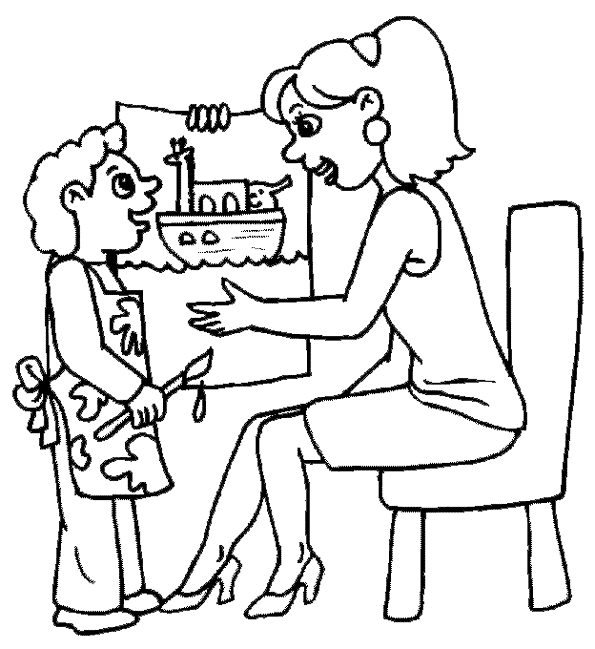 Motherday coloring pages