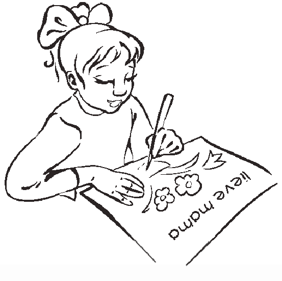 Motherday coloring pages