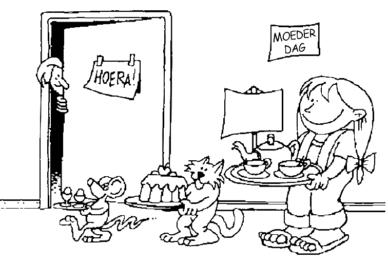 Motherday coloring pages