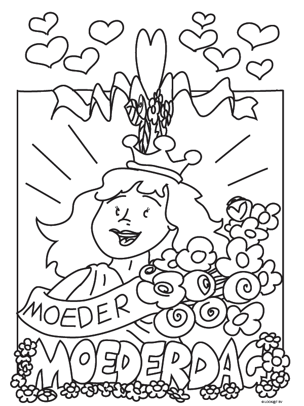 Motherday coloring pages