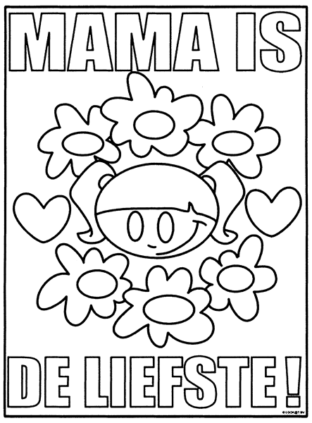 Motherday coloring pages