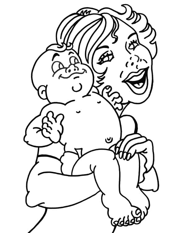 Motherday coloring pages