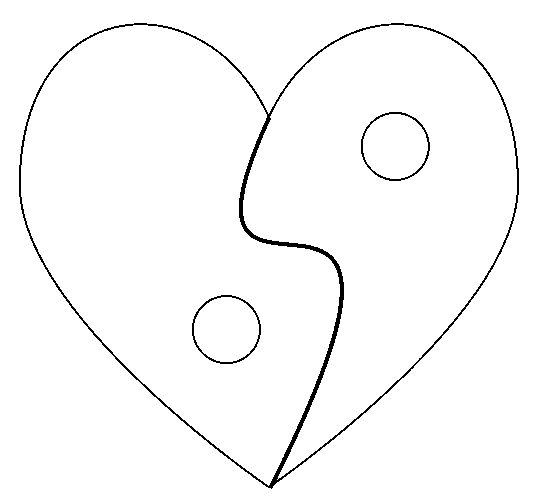 Valentine coloring pages