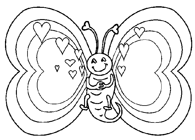 Valentine coloring pages