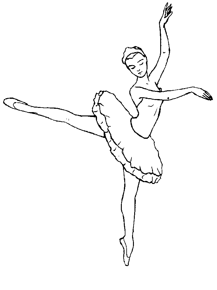 Ballet coloring pages